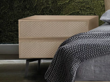 EOS - Wooden bedside table with drawers by CASA +39 - view 2